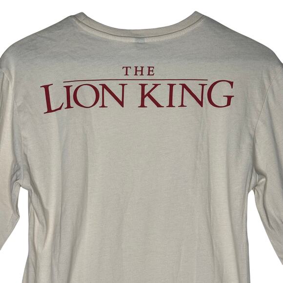 Disney H&M Divided Lion King Simba Cream Long Sleeve Shirt Size XS NWT - Picture 4 of 10